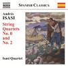 Andres Isasi - String Quartets Vol.1: Nos 0 & 2