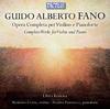 Guido Alberto Fano - Complete works for Violin and Piano