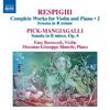 Respighi - Complete Works for Violin & Piano Vol.2