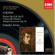 Chopin - �tudes Op.10 & Op.25, 3 Nouvelles �tudes, Allegro de concert
