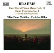 Johannes Brahms - Four Hand Piano Music Volume 17 | Naxos 8555849