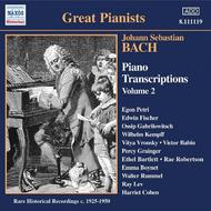 J S Bach - Piano Transcriptions Volume 2: Rare Historical Recordings c.1925-1950