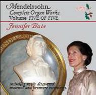 Mendelssohn - Complete Organ Works Volume 5 | Somm SOMMCD054