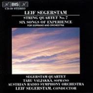 Segerstam - String Quartet, Six Songs of Experience | BIS BISCD039