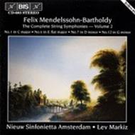Mendelssohn  The Complete String Symphonies  Volume 2