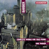 Barber - Complete Works for Solo Piano
