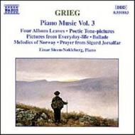 Grieg - Piano Music vol. 3 | Naxos 8550883