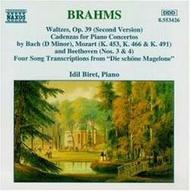 Brahms - Waltzes / Cadenzas | Naxos 8553426
