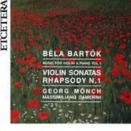 Bartok - Music for Violin & Piano Vol.1