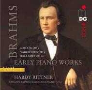 Brahms - Early Piano Music Vol.1