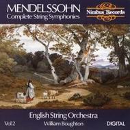 Mendelssohn - Complete String Symphonies Vol.2