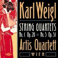 Weigl - String Quartets No.1 op.20, & No.5 op.31 | Nimbus NI5646