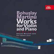 Martinu - Works for Violin & Piano | Supraphon SU39502
