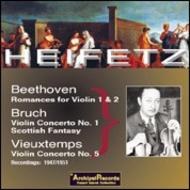 Heifetz plays Beethoven, Bruch & Vieuxtemps
