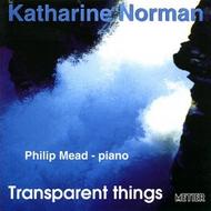 Katharine Norman - Transparent Things (piano music) | Metier MSVCD92054
