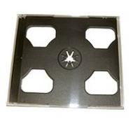 Slim Double Jewel Case (black tray)