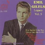 Emil Gilels Legacy Vol.5: 1st Recital in the West: Florence, 1951