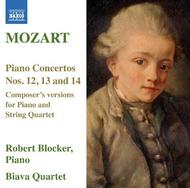 Mozart - Piano Concertos Nos 12-14 (Composers versions for Piano & String Quartet)