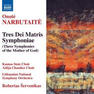 Onute Narbutaite - Three Symphonies of the Mother of God | Naxos 8572295