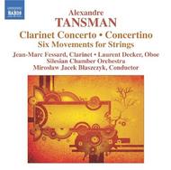 Tansman - Clarinet Concerto, Concertino, etc | Naxos 8572402
