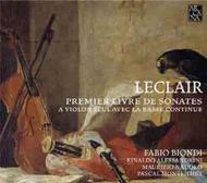 Leclair - First Book of Sonatas for Solo Violin with Basso Continuo