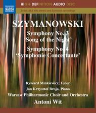 Szymanowski - Symphonies Nos 3 & 4