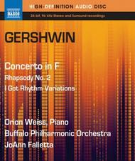 Gershwin - Concerto in F, Rhapsody, I Got Rhythm | Naxos - Blu-ray Audio NBD0025