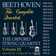 Beethoven - Complete Quartets Vol.3