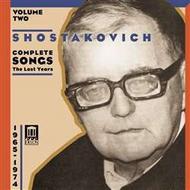 Shostakovich - Complete Songs Vol.2