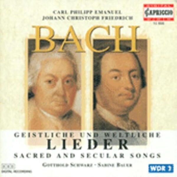 CPE Bach / JCF Bach - Sacred and Secular Songs | Capriccio C10856
