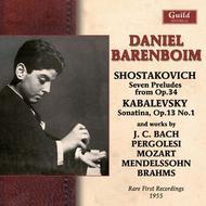 Daniel Barenboim: Rare First Recordings (1955)
