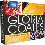 Gloria Coates - String Quartets 1-9 | Naxos 8503240