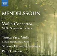 Mendelssohn - Violin Concertos, Violin Sonata in F minor