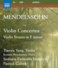 Mendelssohn - Violin Concertos, Violin Sonata in F minor | Naxos - Blu-ray Audio NBD0032