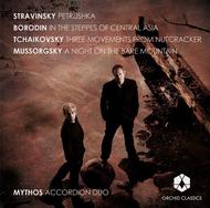 Mythos Accordion Duo play Stravinsky, Borodin, Tchaikovsky & Mussorgsky | Orchid Classics ORC100029