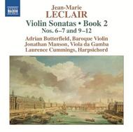Leclair - Violin Sonatas Book 2: Nos 6-7, 9-12