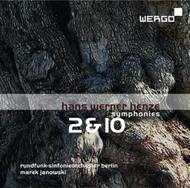 Henze - Symphonies No.2 & No.10 | Wergo WER67252