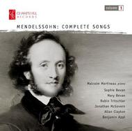 Mendelssohn - Complete Songs | Champs Hill Records CHRCD056