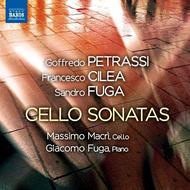 Petrassi / Cilea / Fuga - Cello Sonatas | Naxos 8573141