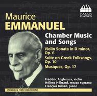 Maurice Emmanuel - Chamber Music and Songs | Toccata Classics TOCC0231