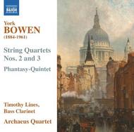 Bowen - String Quartets Nos 2 & 3, Phantasy-Quintet | Naxos 8571366