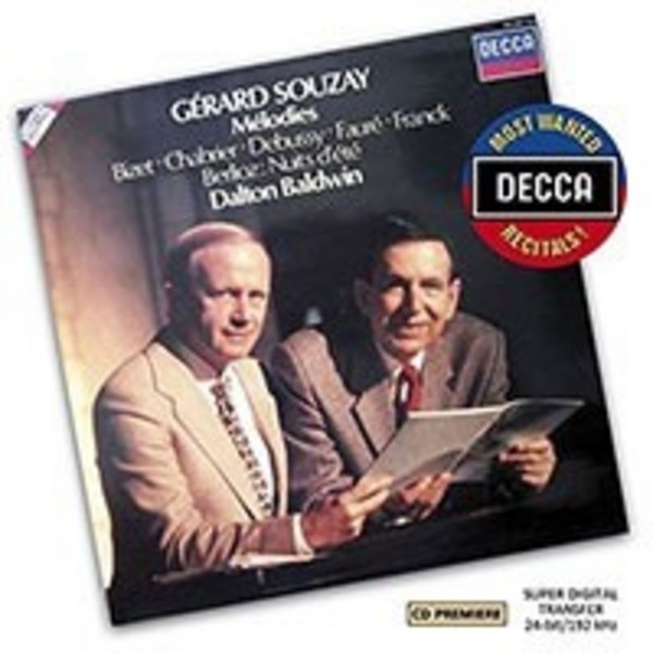 Gerard Souzay: Melodies | Decca - Most Wanted Recitals 4808182