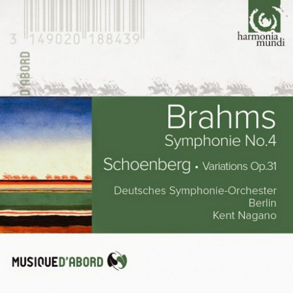 Brahms - Symphony No.4 / Schoenberg - Variations | Harmonia Mundi - Musique d'Abord HMA1951884