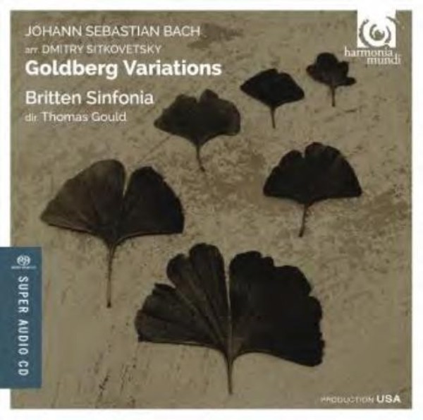 J S Bach/Sitkovetsky - Goldberg Variations BWV988 | Harmonia Mundi HMU807633