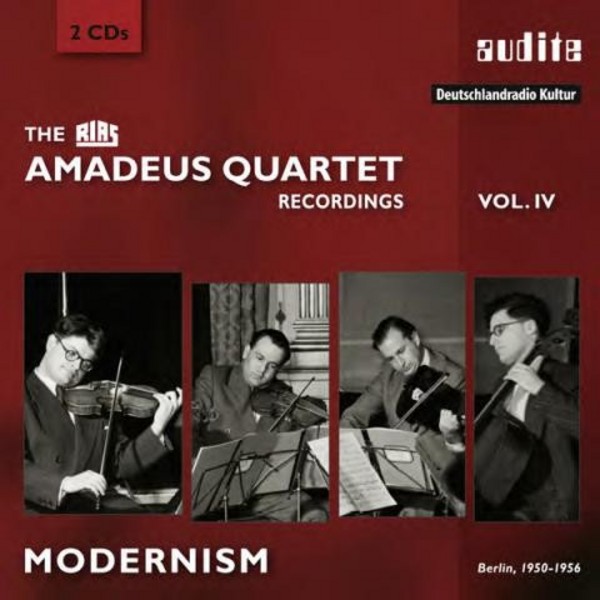 The RIAS Amadeus Quartet Recordings Vol.4: Modernism | Audite AUDITE21429