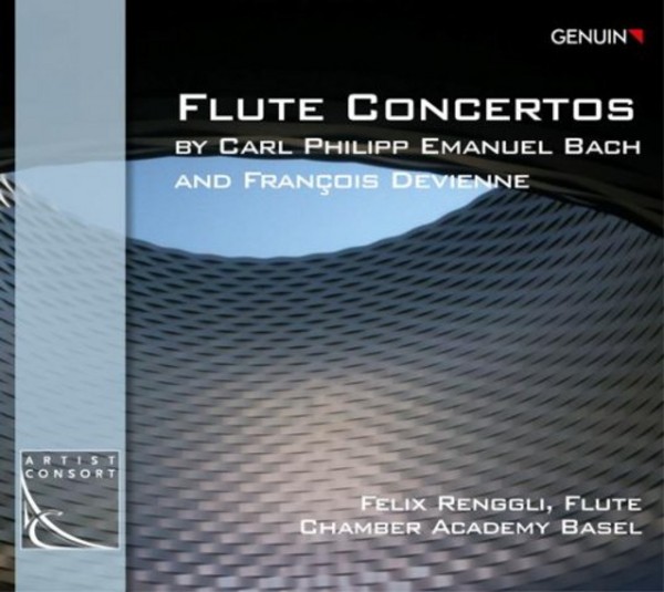 CPE Bach / Devienne - Flute Concertos | Genuin GEN15338