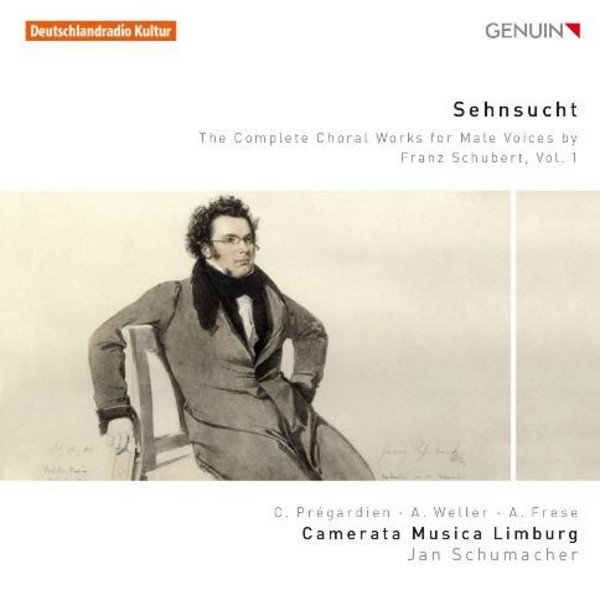 Sehnsucht: The Complete Choral Works for Male Voices by Franz Schubert Vol.1 | Genuin GEN15349