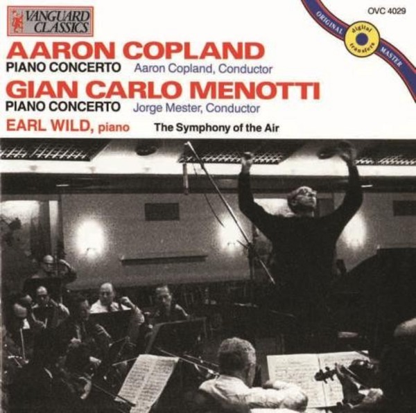 Copland / Menotti - Piano Concertos | Vanguard OVC4029