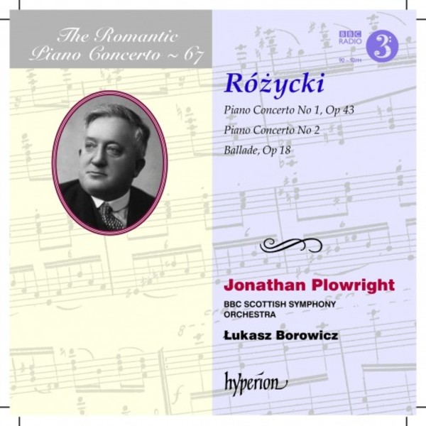 Ludomir Rozycki - Piano Concertos | Hyperion - Romantic Piano Concertos CDA68066