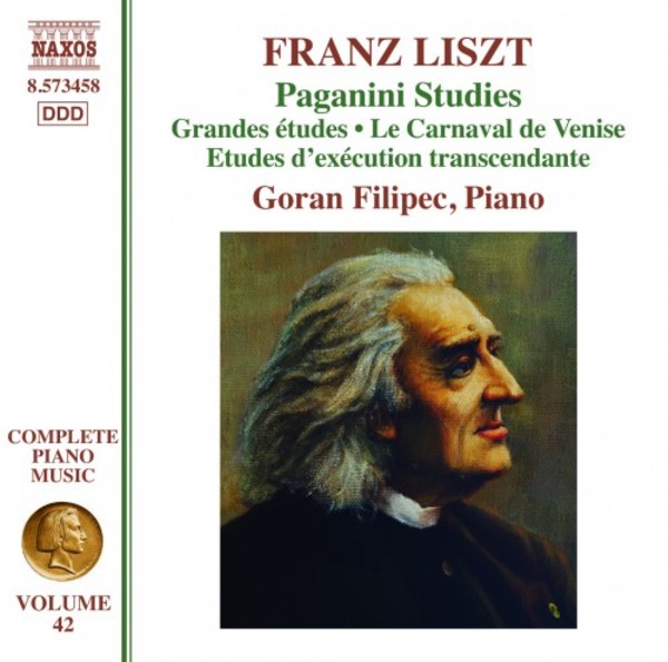 Liszt - Complete Piano Music Vol.42: Paganini Studies | Naxos 8573458